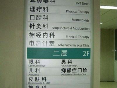 醫(yī)院標(biāo)識(shí)導(dǎo)視系統(tǒng)這樣完善最合理